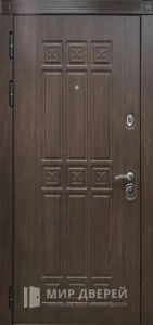 Металлическая дверь с зеркалом в квартиру  с шумоизоляцией входная  №12 внутренняя - фото