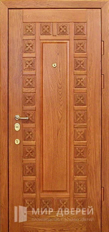 Фото «Входная металлическая дверь из массива дуба №10»