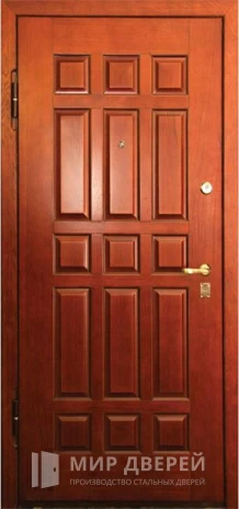 Фото 2 «Дверь металлическая обшитая панелями из МДФ №178»